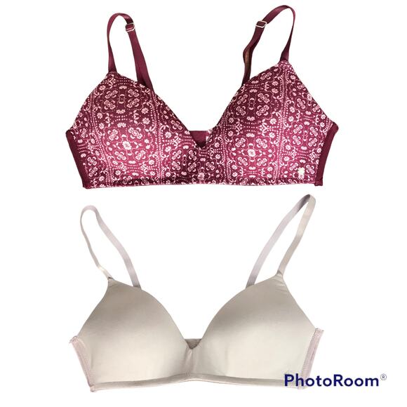 Lucky Brand Set of 2 Women's 36B No Underwire Low Impact Bras Stretch Everyday - Picture 1 of 10
